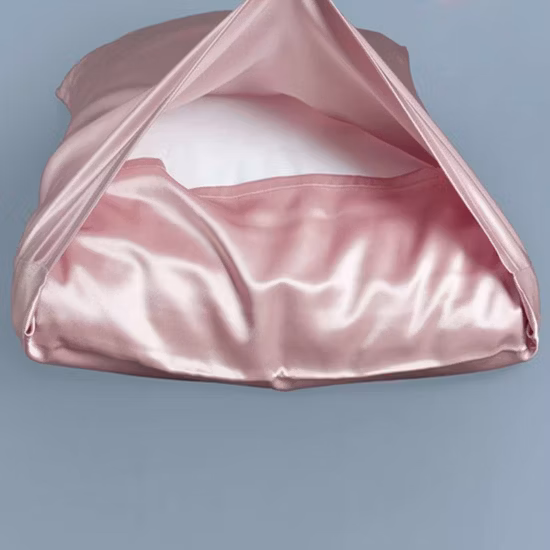 快適なカスタム純粋な桑シルク枕ケース 100% 桑シルク枕カバーギフトセットアイマスクヘアアクセサリー付き