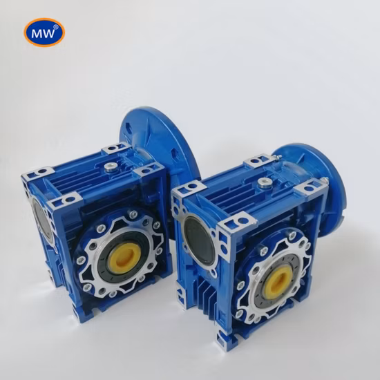 Nmrv シリーズ ウォーム ギア ボックス 出力および入力フランジ付き減速機